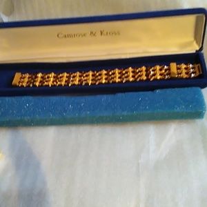 Jacqueline Kennedy's Gold Plated and Faux Garnet Bracelet